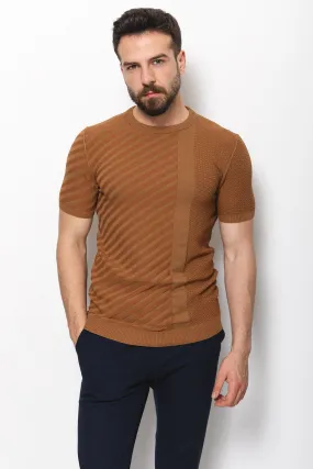 11361 MCR Round neck: Camel