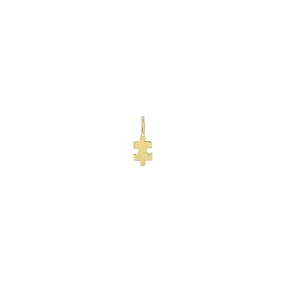 14k Midi Bitty Puzzle Piece Charm