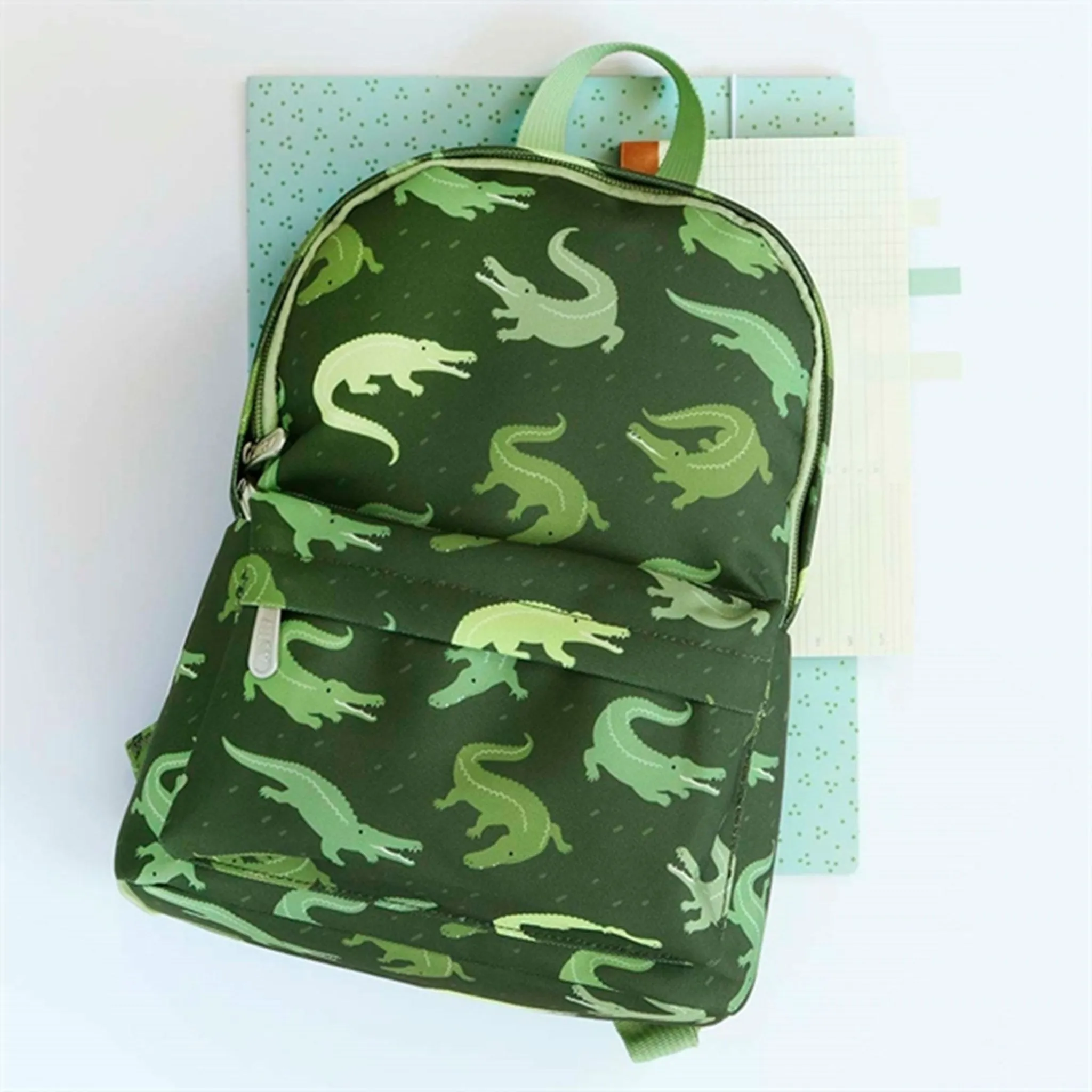 A Little Lovely Company Backpack Small Crocodiles