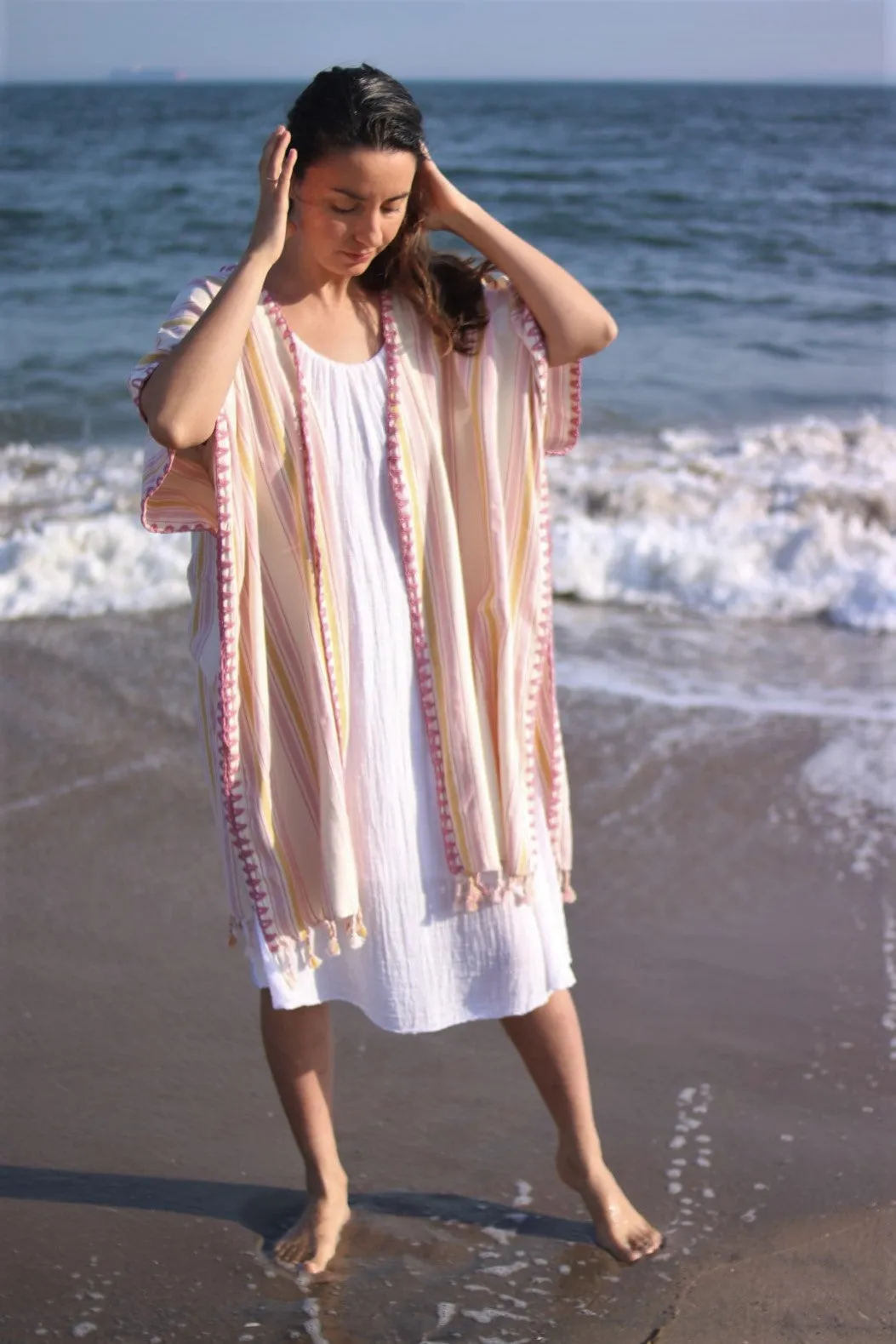 BOHO ROSE Stitched Kaftan