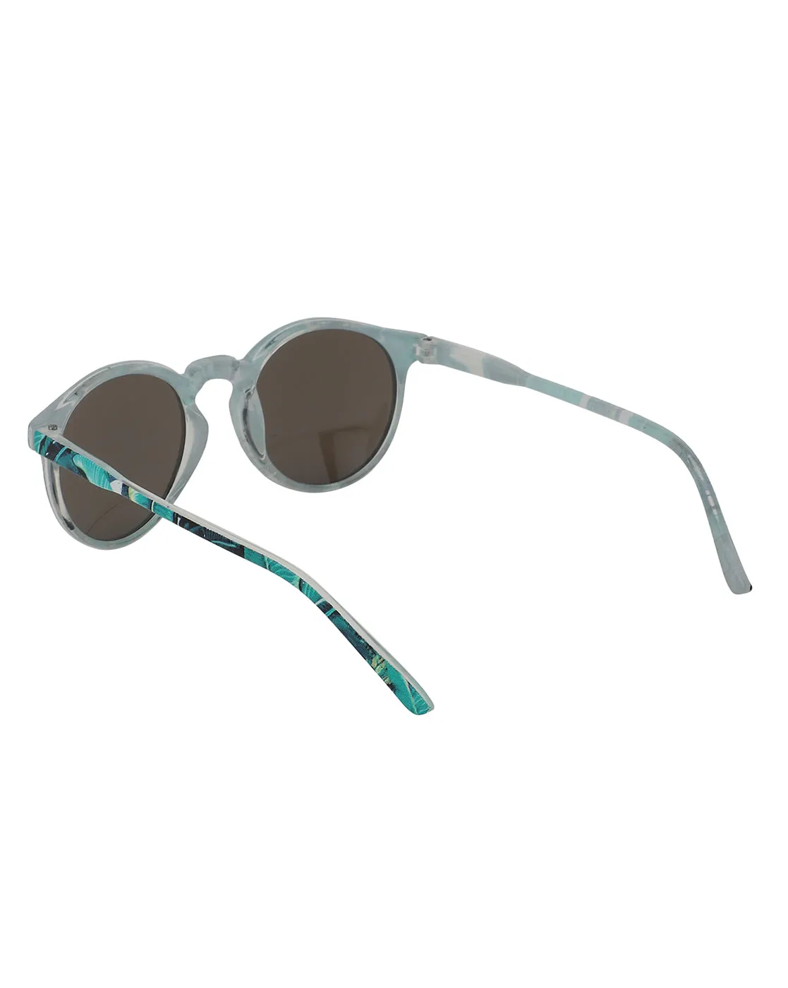 Carlton London Blue Lens & Green Cateye Sunglasses For Girl