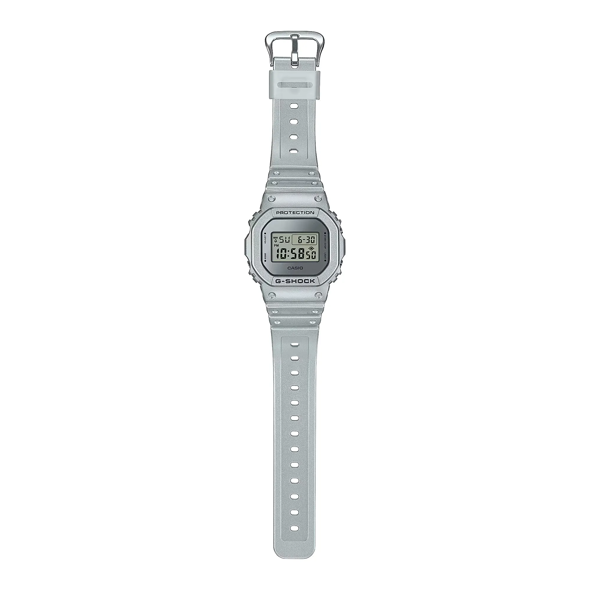 CASIO G-SHOCK DW5600FF-8 Forgotten Future Silver Metallic Watch