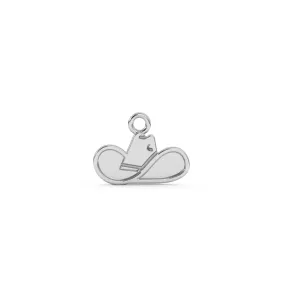 Cowboy Hat Charm | Sterling Silver