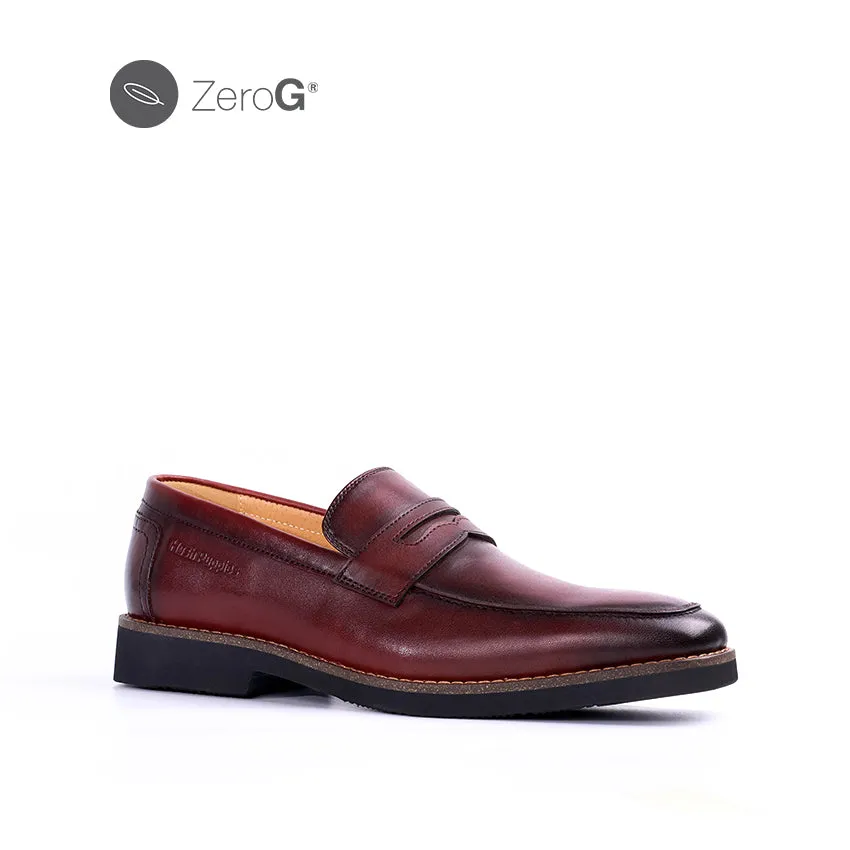 Garland Penny Men's Shoes - Wine Leather