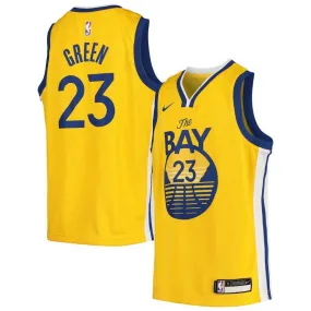 Golden State Warriors Draymond Green Nike Swingman Player Statement Jersey Kids - Gold | Ireland F4480M2