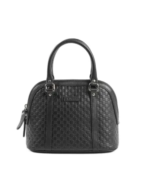 Gucci Leather Mini Dome Bag 'Black'