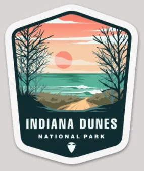 Indiana Dunes National Park Die Cut Sticker