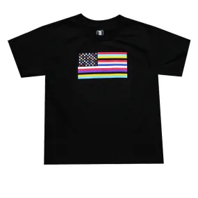 Kids True Flag 2 T-Shirt Black