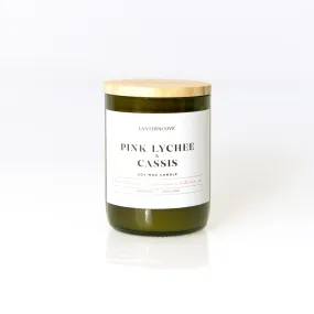 Lantern Cove Jade Pink Lychee and Cassis 9oz Soy Candle