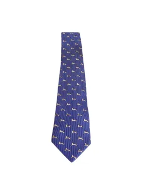 Lanvin Silk Necktie, Leaping Animal