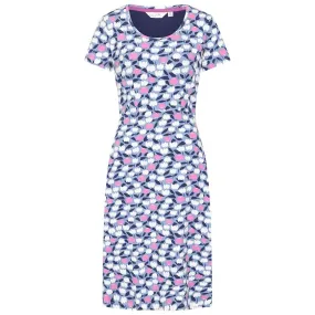 Lazy Jacks Clothing - Printed Dress Bud Pink