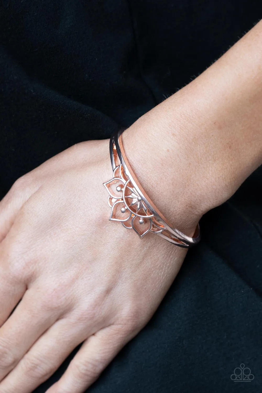 Mandala Mindfulness - Rose Gold Bracelet