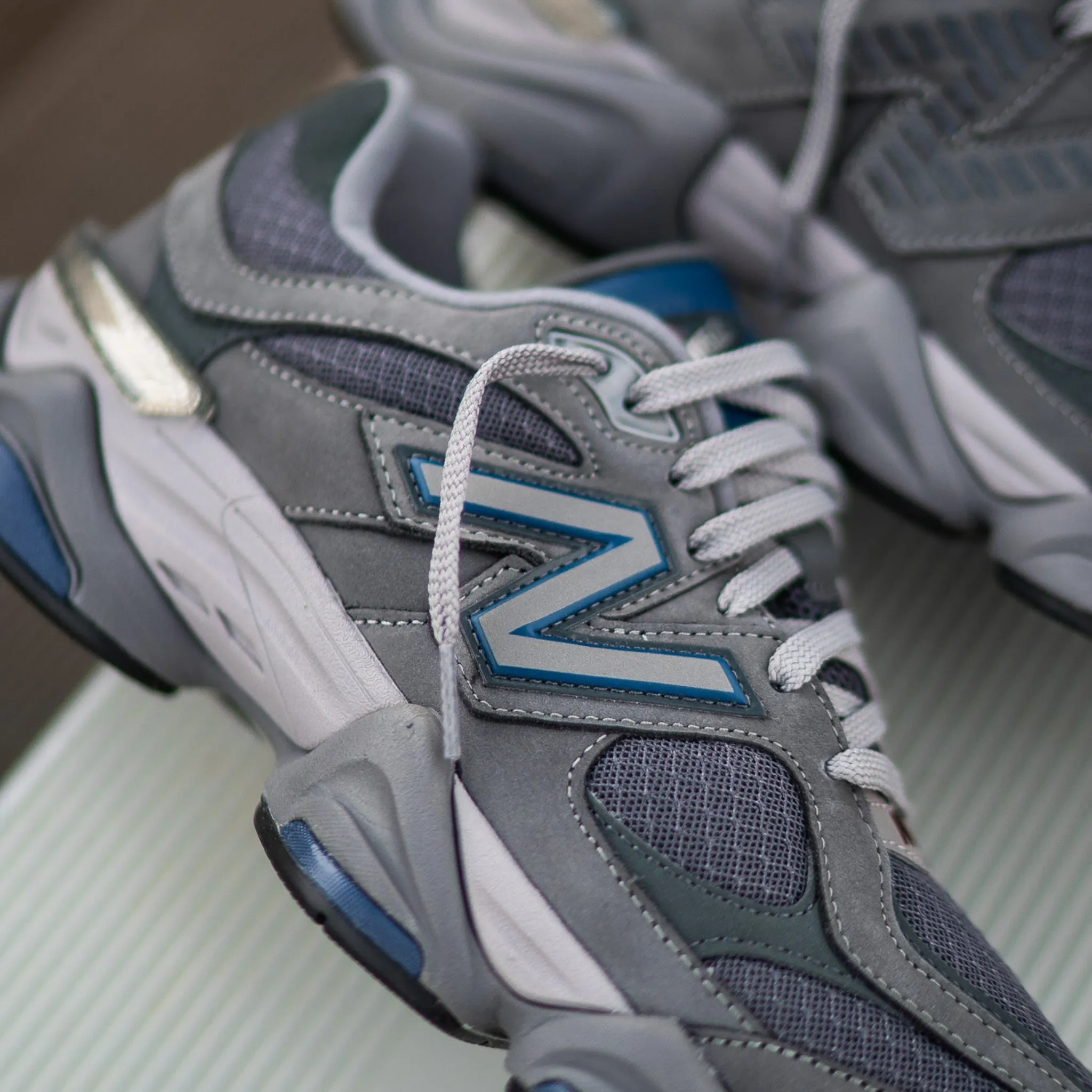 Mens New Balance 9060 (Grey/Blue) - U9060ECC