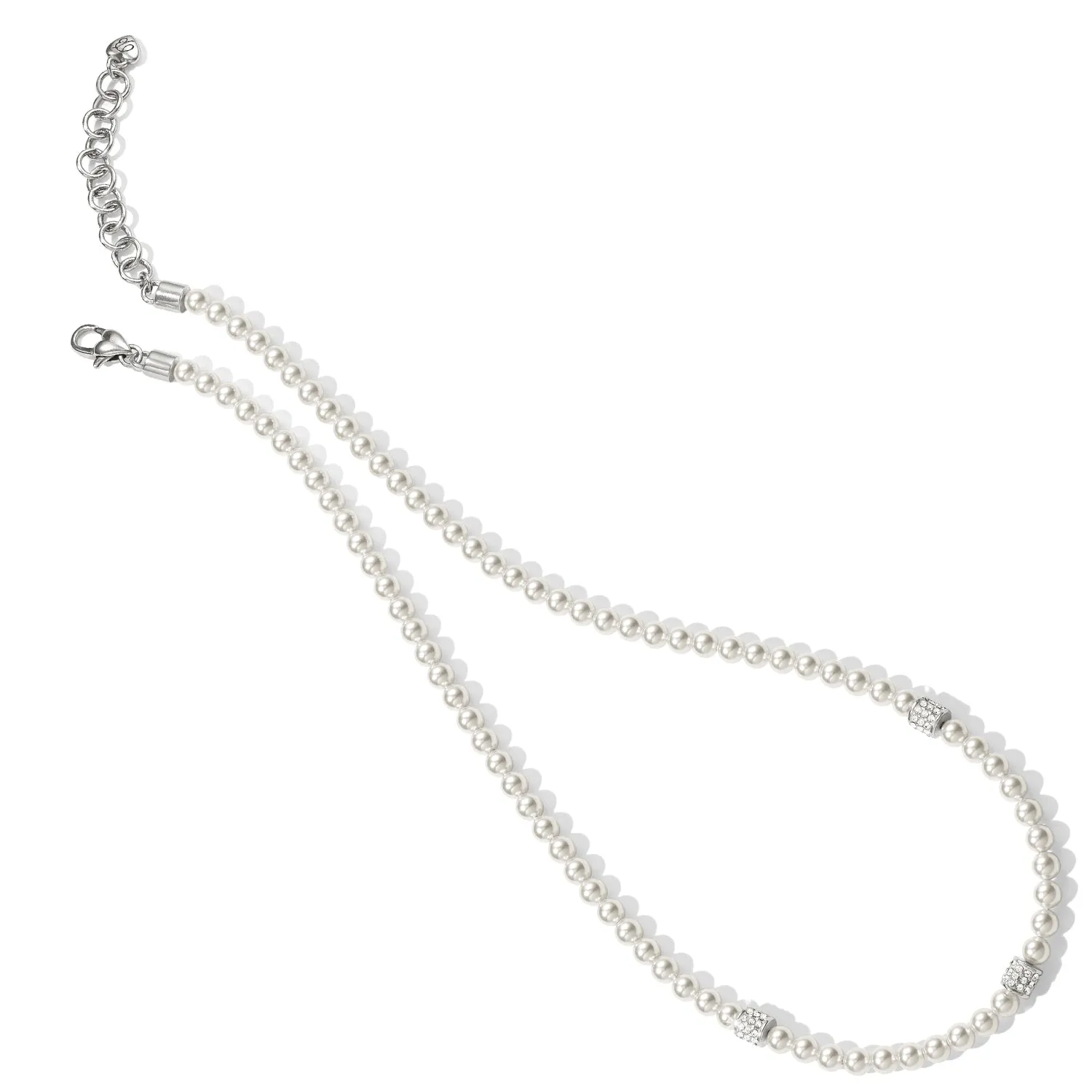 Meridian Petite Pearl Station Necklace