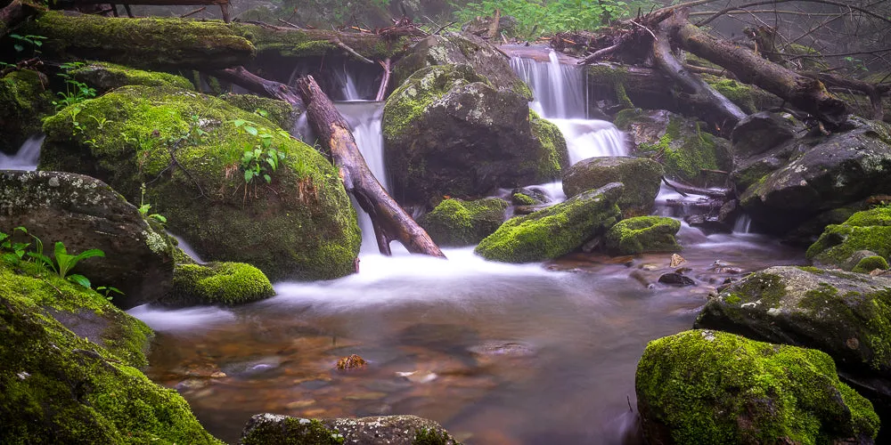 Misty Falls Fine Art Landscape Photography Print