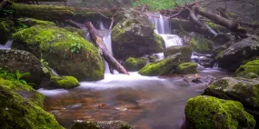 Misty Falls Fine Art Landscape Photography Print