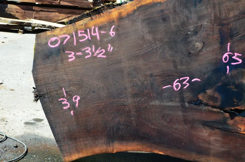 Oregon Black Walnut Slab 071514-06