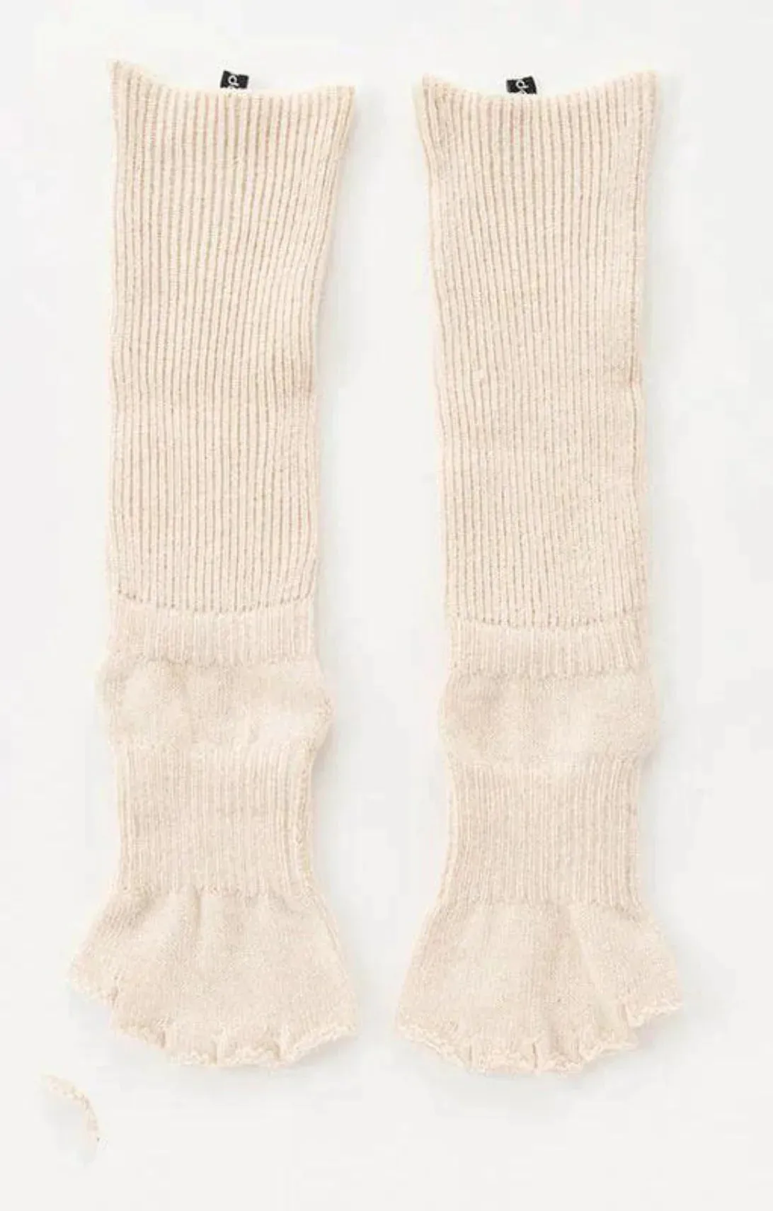 Organic Cotton Botanical Dyed Open Toe and Heel Grip Socks