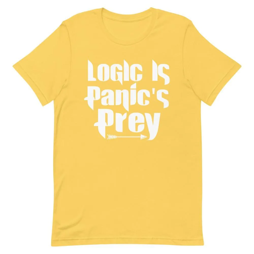 "Logic Is Panic's Prey" Short-Sleeve Unisex T-Shirt