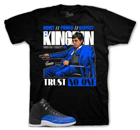 Retro 12 Hyper Royal Shirt - Trust issues - Black