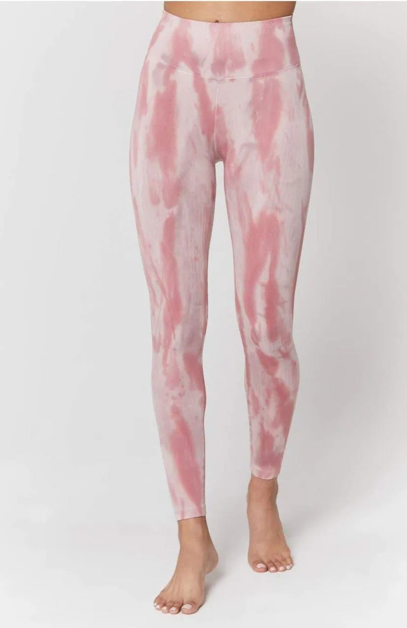 Spiritual Gangster Love Sculpt Winter Rose Tie Dye Leggings