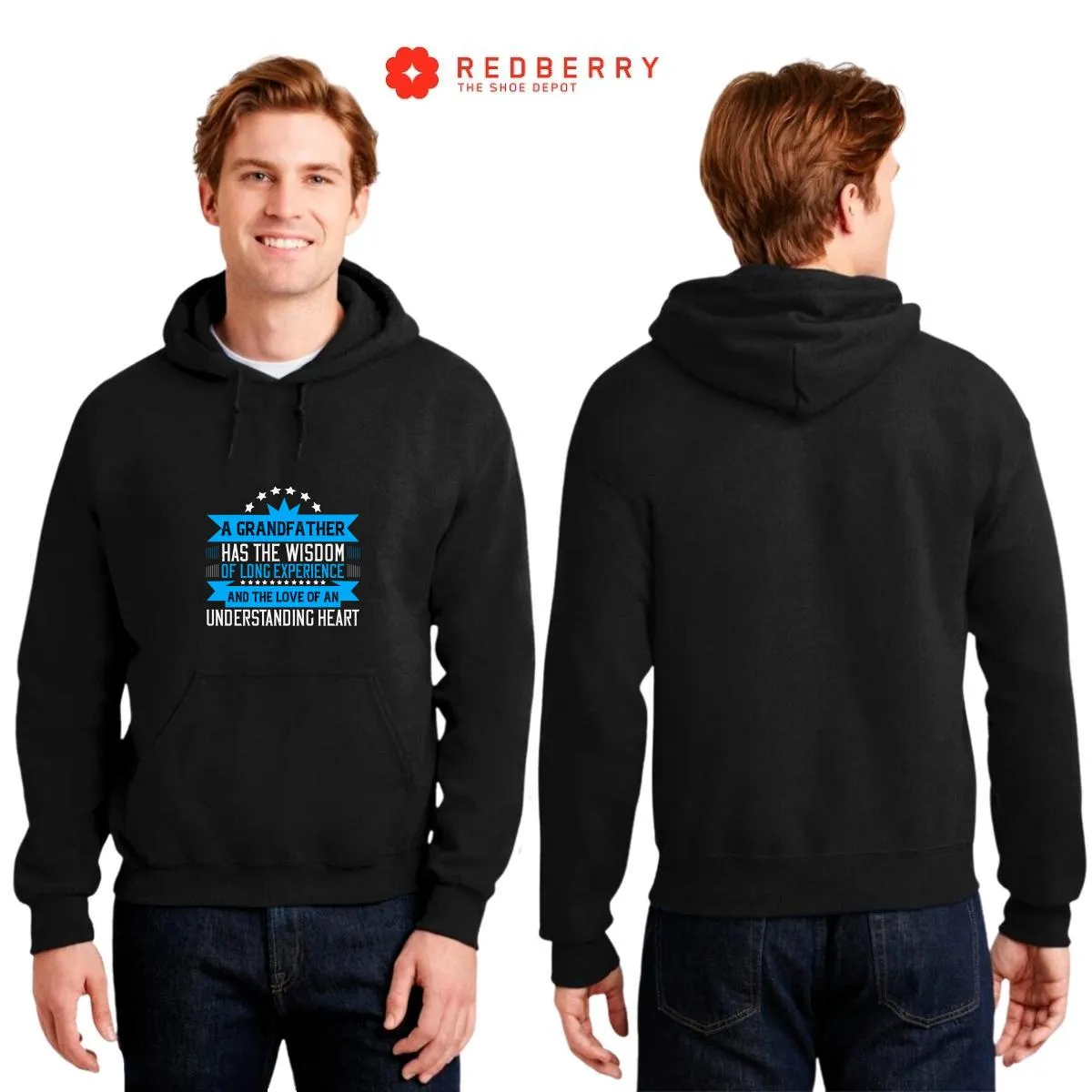 Sudadera Hombre  Hoodie Abuelo Papá Padre Hijo Hija 001