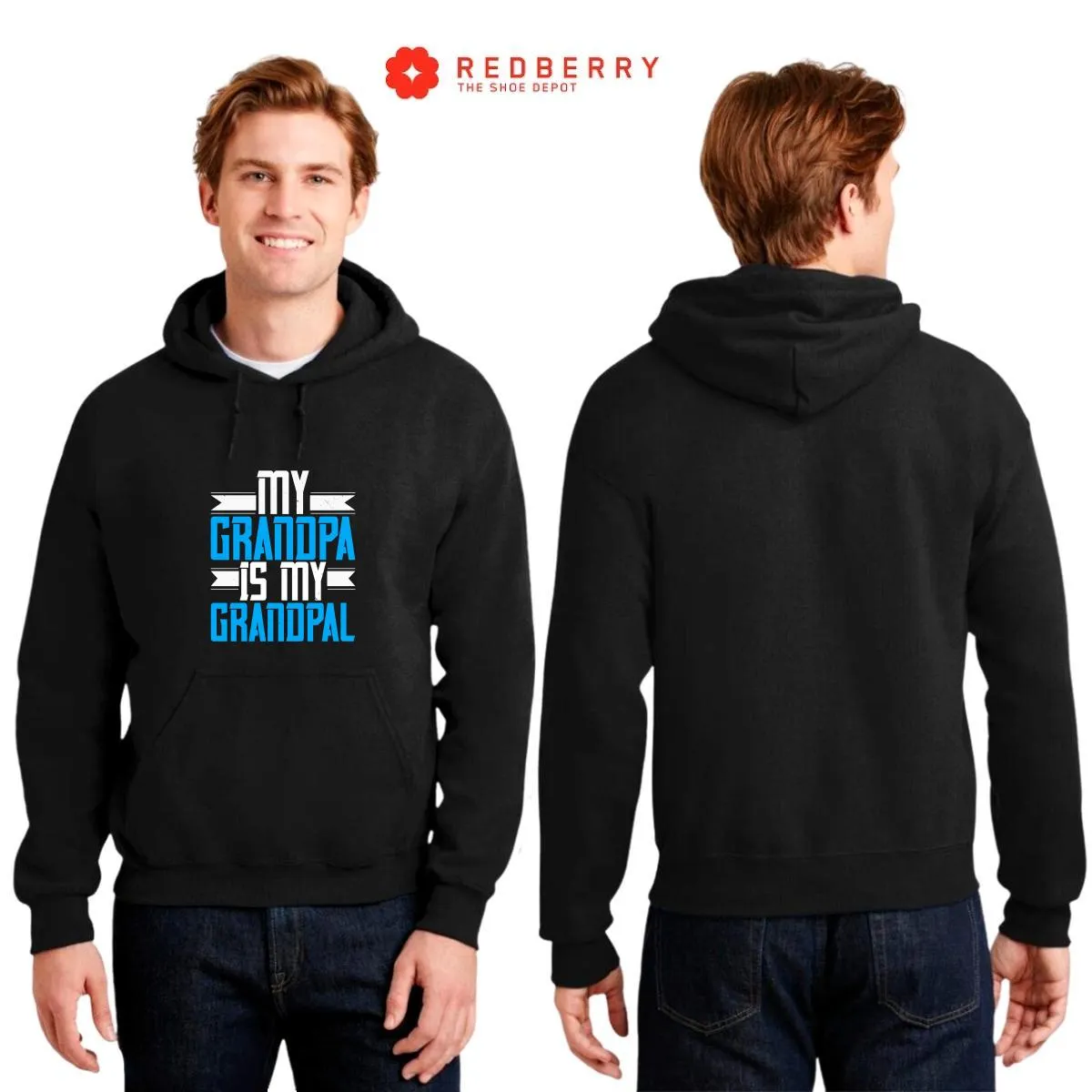 Sudadera Hombre  Hoodie Abuelo Papá Padre Hijo Hija 036