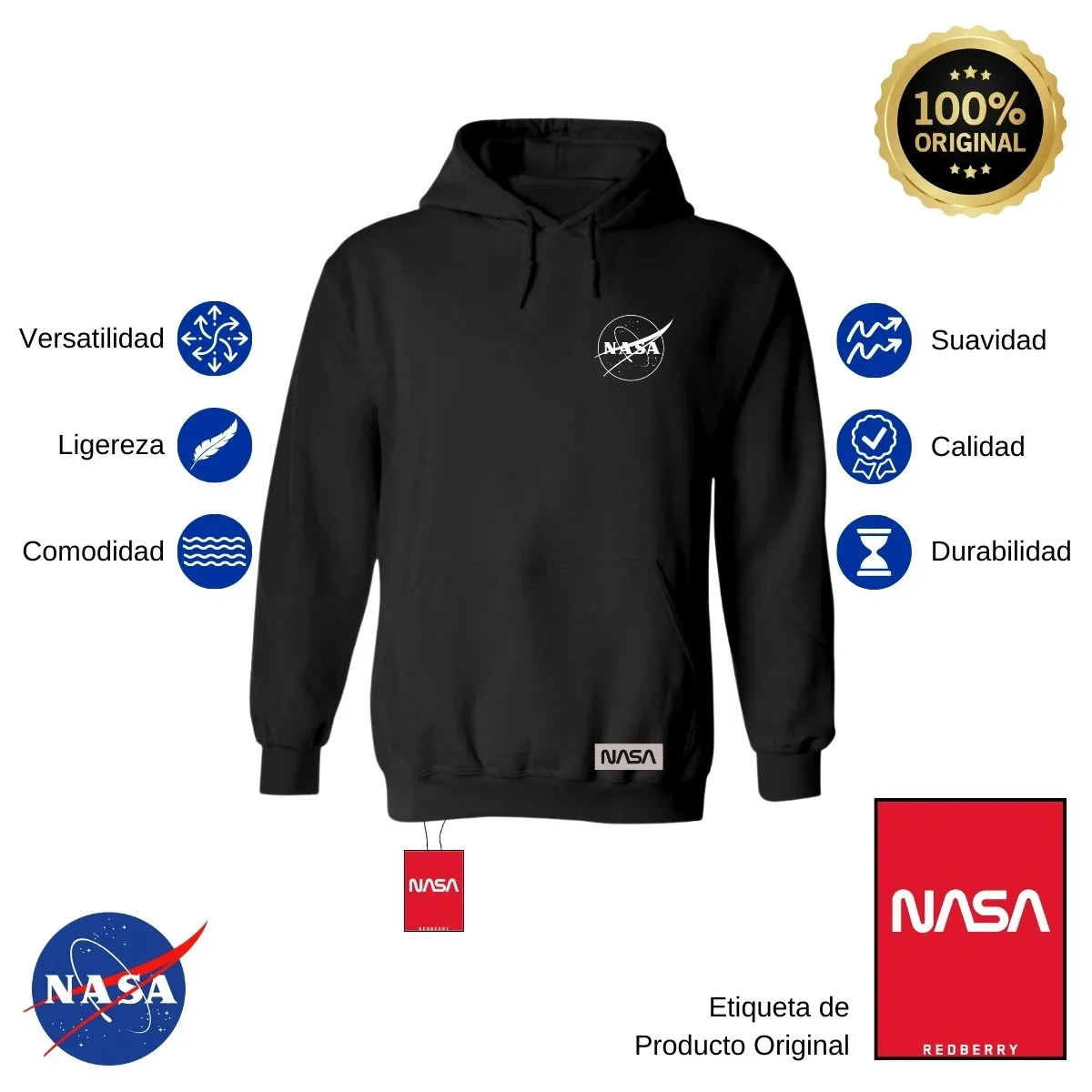 Sudadera para Mujer Hoodie Nasa Constelación