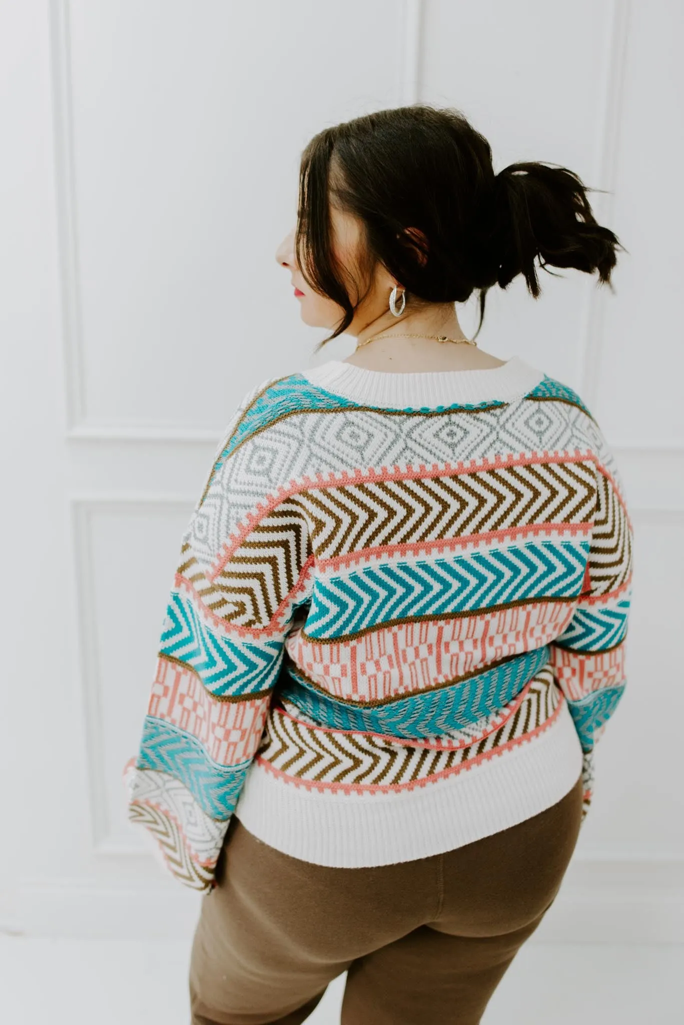 Travel The World Aztec Sweater