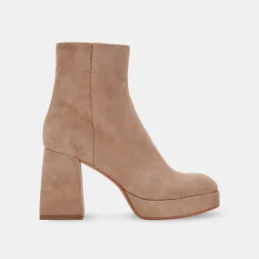 ULYSES BOOTS MUSHROOM SUEDE