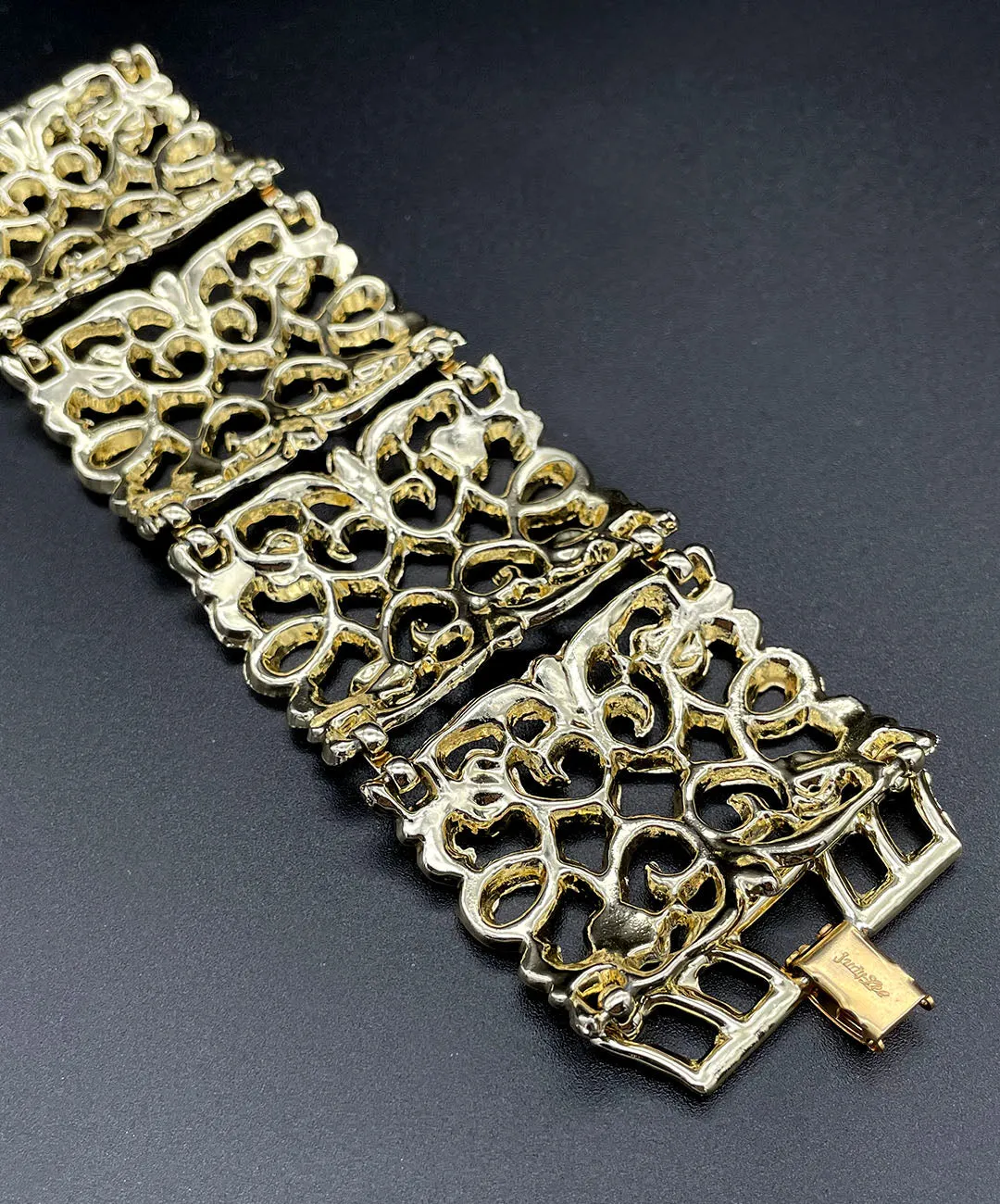 【USA輸入】ヴィンテージ JUDY LEE オープンワーク ブレスレット/Vintage JUDY LEE Openwork Bracelet