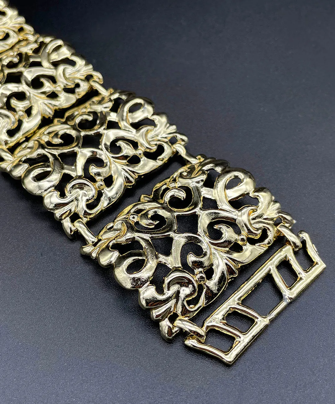 【USA輸入】ヴィンテージ JUDY LEE オープンワーク ブレスレット/Vintage JUDY LEE Openwork Bracelet