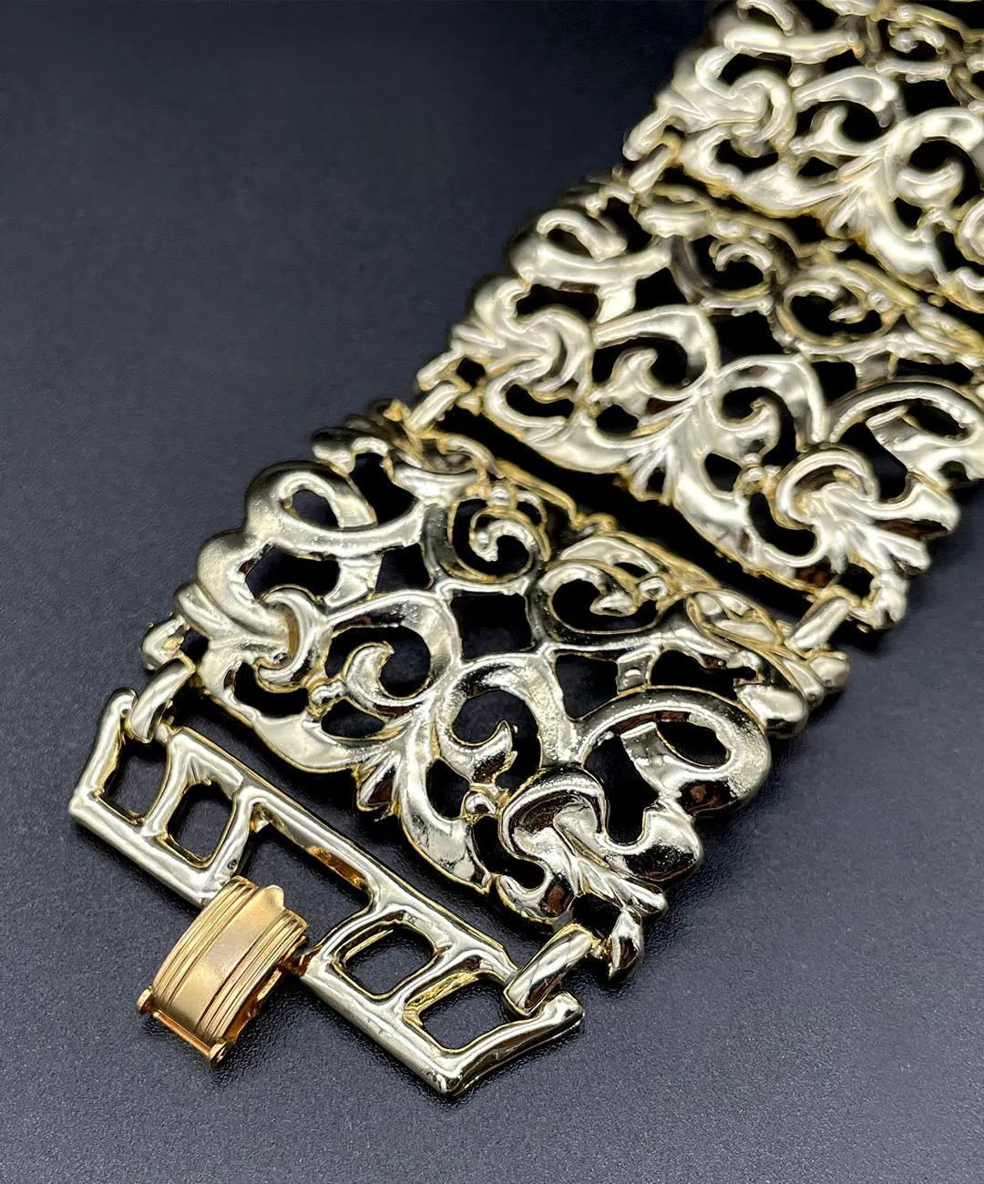 【USA輸入】ヴィンテージ JUDY LEE オープンワーク ブレスレット/Vintage JUDY LEE Openwork Bracelet