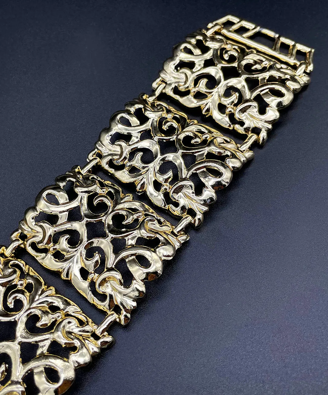 【USA輸入】ヴィンテージ JUDY LEE オープンワーク ブレスレット/Vintage JUDY LEE Openwork Bracelet