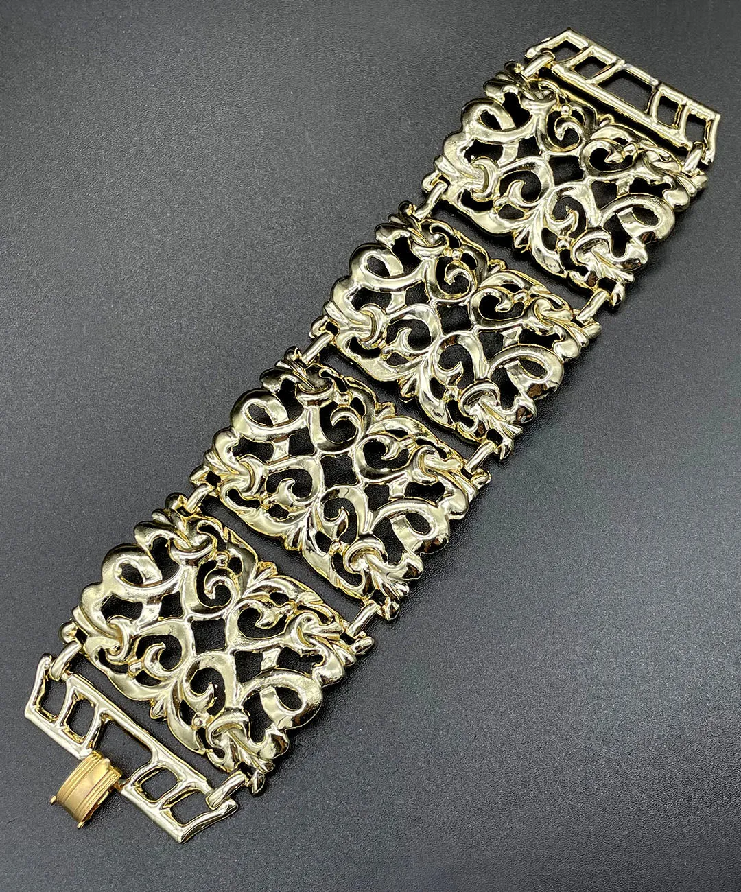 【USA輸入】ヴィンテージ JUDY LEE オープンワーク ブレスレット/Vintage JUDY LEE Openwork Bracelet