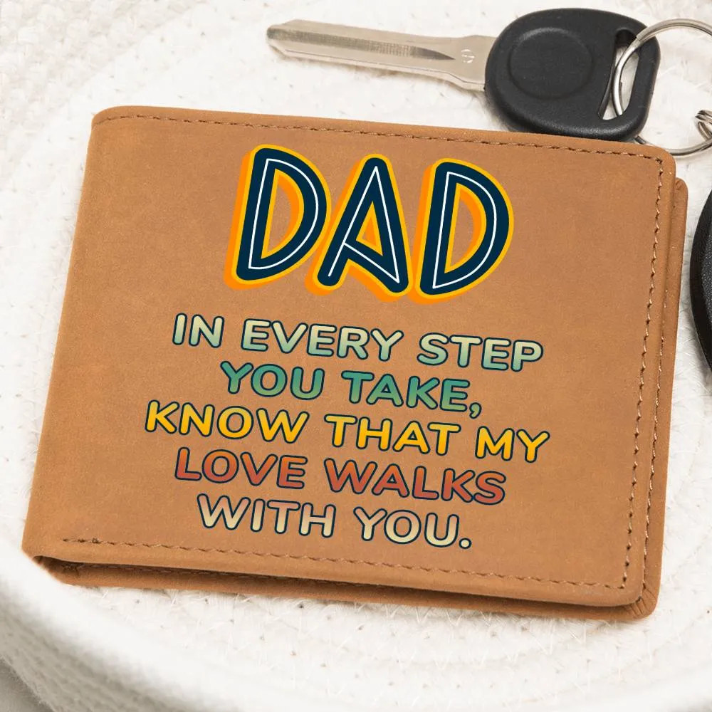 Wallet Design_Dad In Every Step Leather Wallet