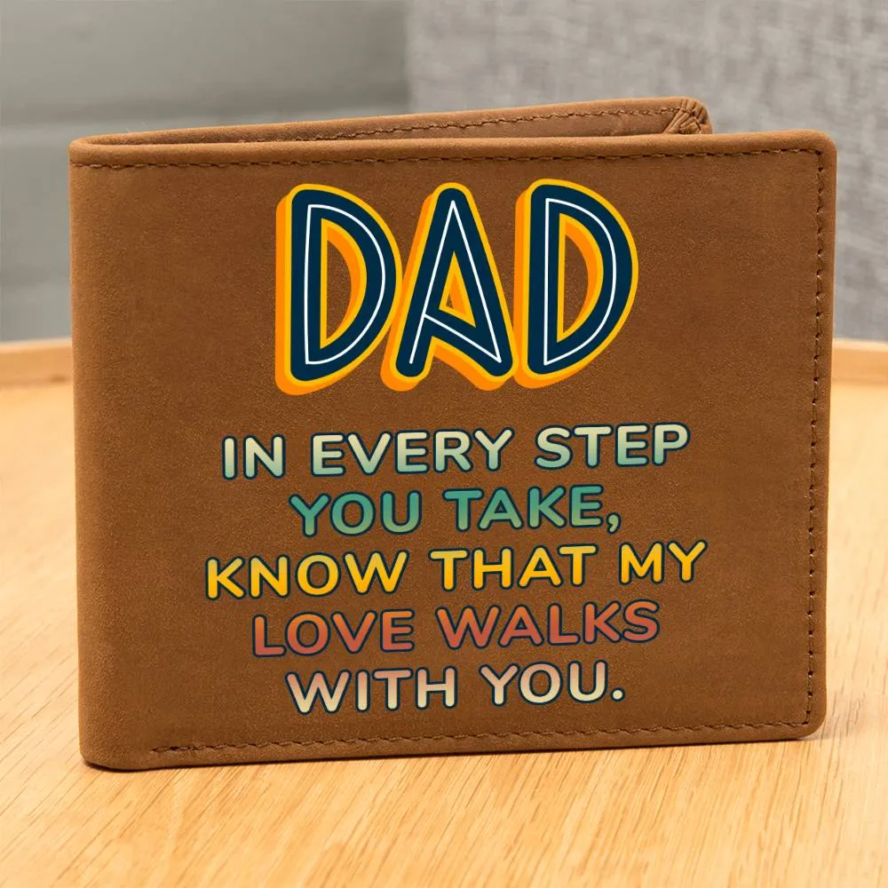 Wallet Design_Dad In Every Step Leather Wallet