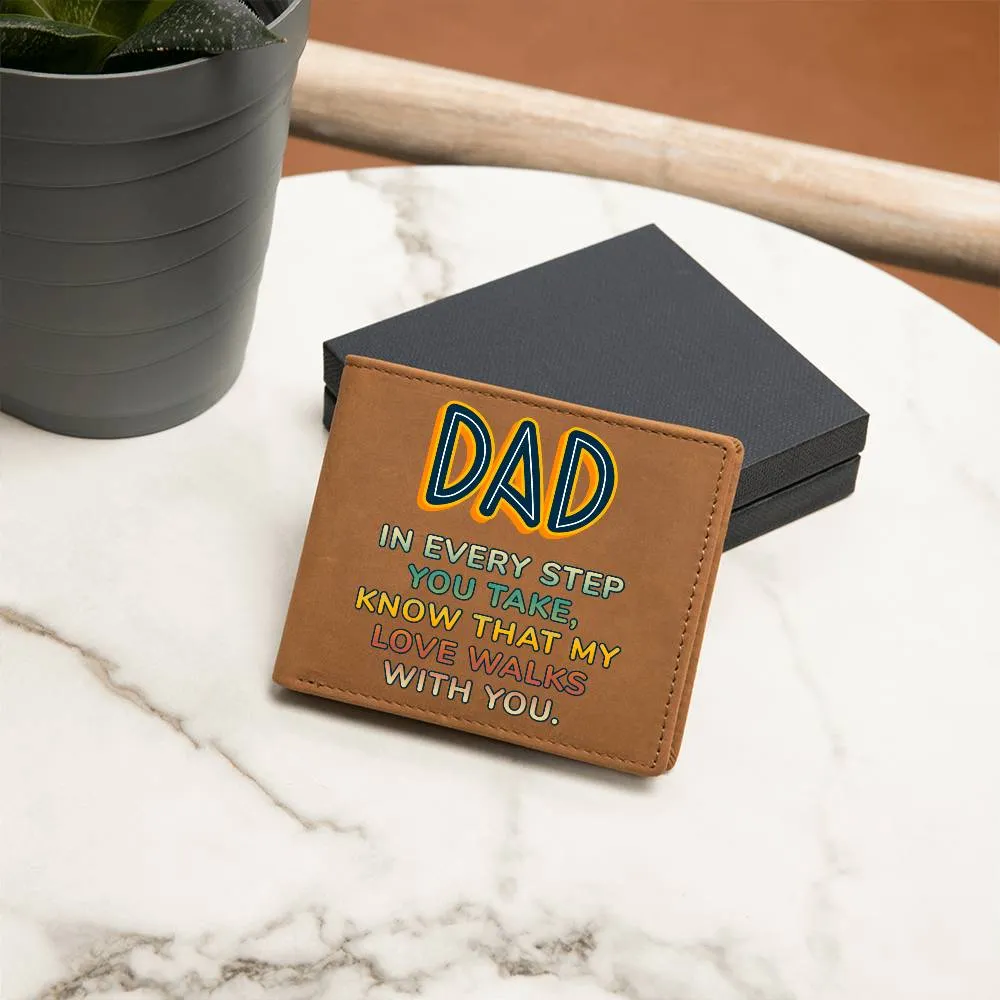 Wallet Design_Dad In Every Step Leather Wallet