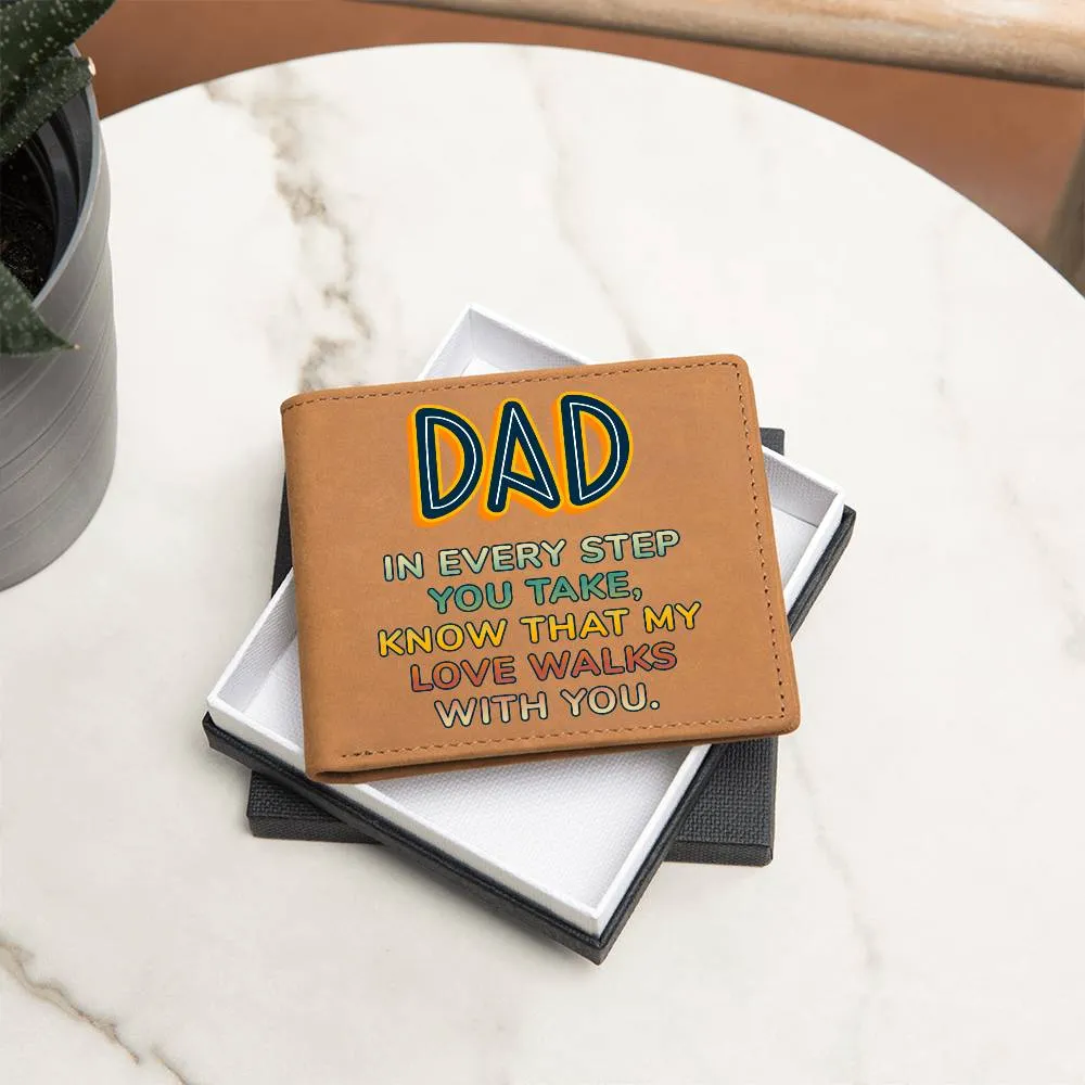 Wallet Design_Dad In Every Step Leather Wallet