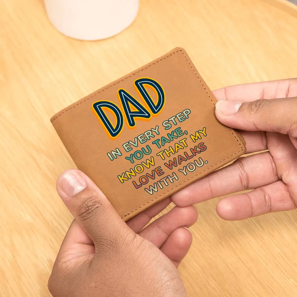 Wallet Design_Dad In Every Step Leather Wallet