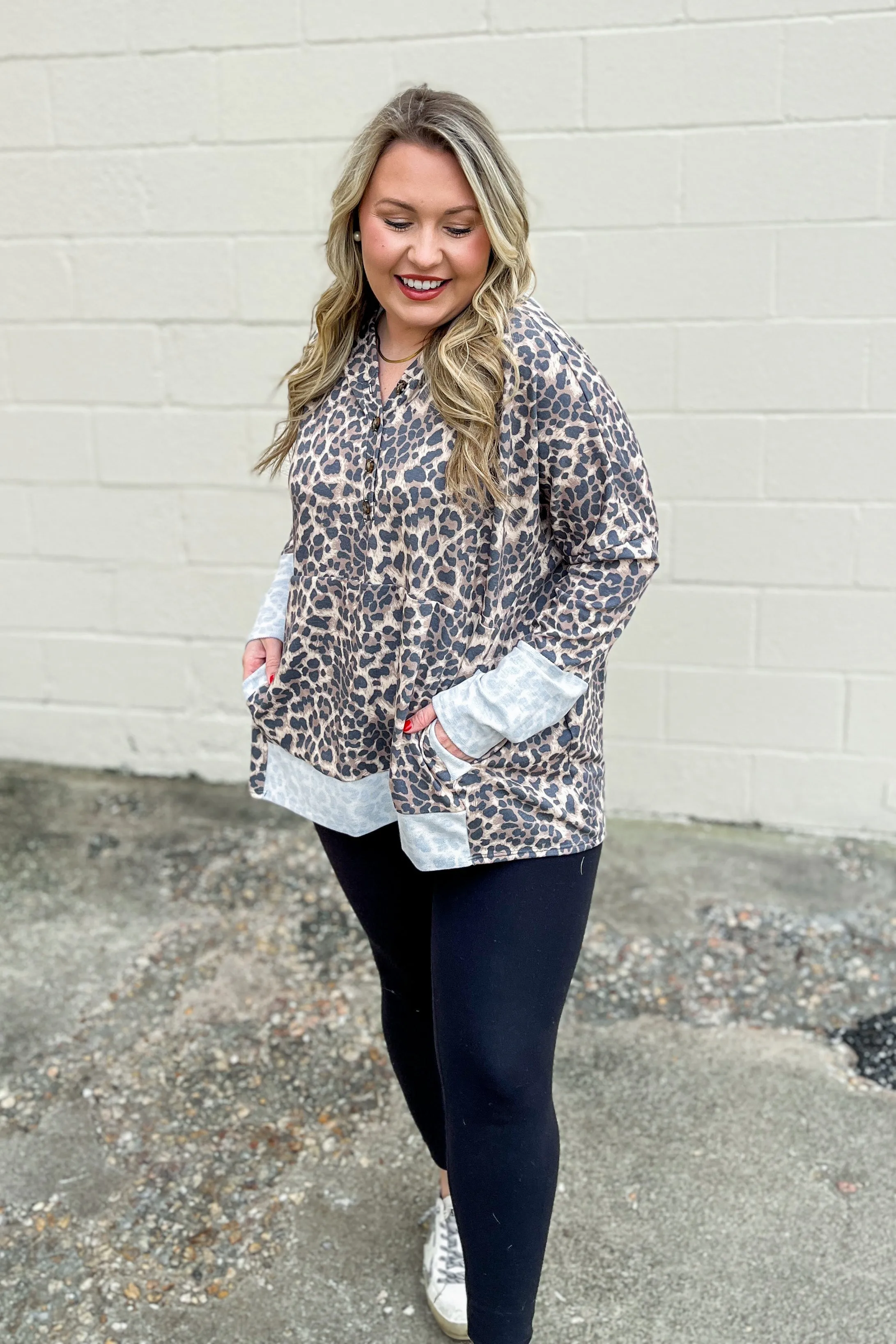 Wild For You Leopard Pullover Top