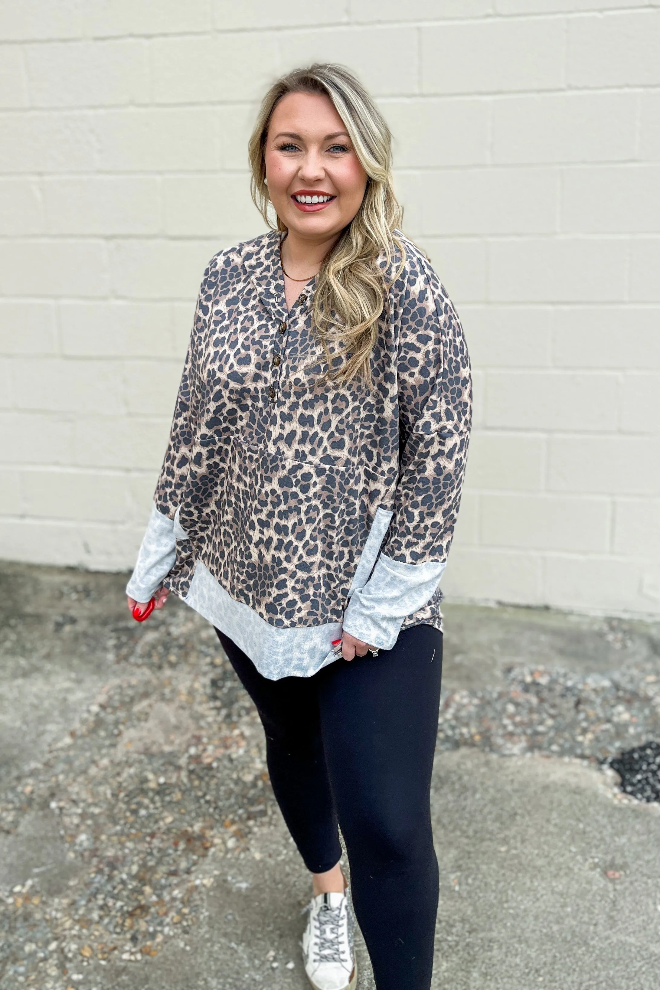 Wild For You Leopard Pullover Top