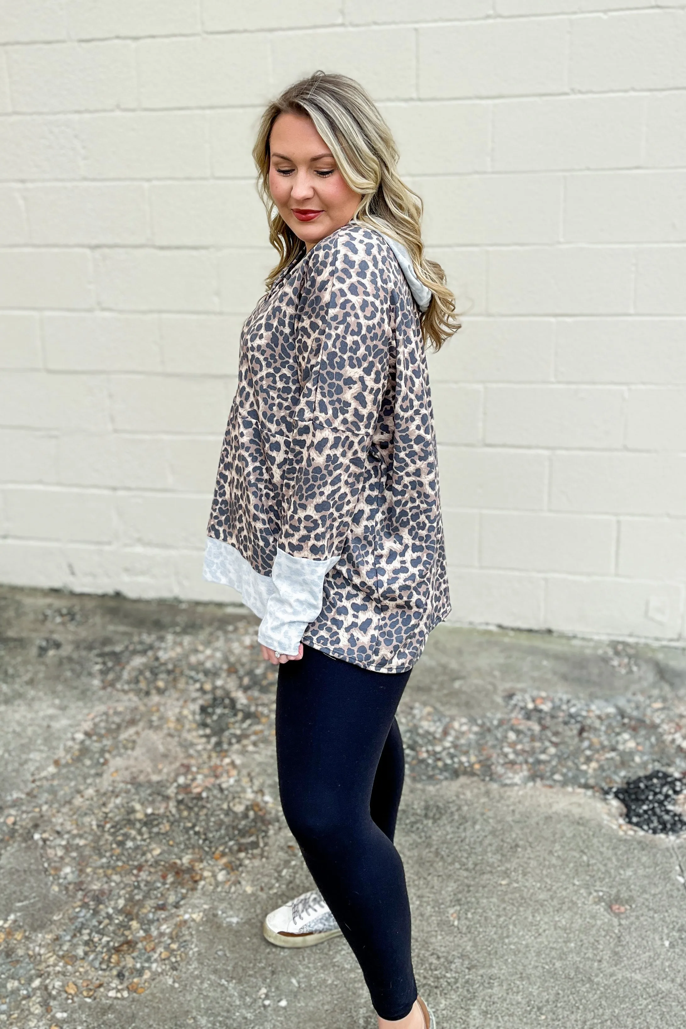 Wild For You Leopard Pullover Top